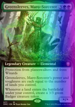 MTG Greensleeves, Maro-Sorcerer (77/265) Dominaria United Commander NM FOIL - Image 1