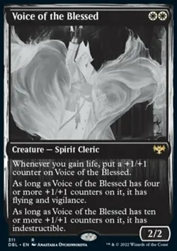 MTG Voice of the Blessed (311/633) Innistrad Double Feature NM - Image 1