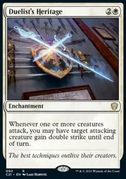 MTG Magic the Gathering Duelist's Heritage (90/465) Commander 2021 NM - Image 1