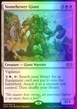 MTG Magic the Gathering Stonehewer Giant (32/503) Double Masters NM FOIL - Image 1