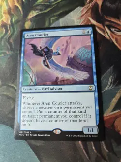 MTG ~ Aven Courier ~ Commander ~ Streets of New Capenna ~ Near Mint - Image 2