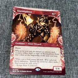 Stormsplitter Showcase - BLB 0319 NM/M - MTG Magic Non Foil - Image 1
