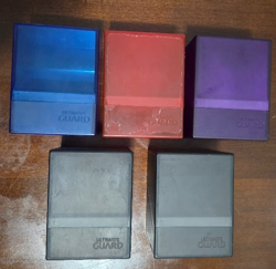 Lot of 5 Boulder Ultimate Guard Standard Size 80+ Deck Boxes - Image 1