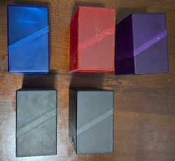 Lot of 5 Boulder Ultimate Guard Standard Size 80+ Deck Boxes - Image 2