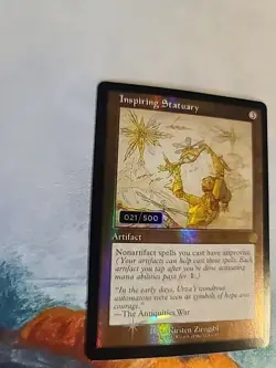 MTG Inspiring Statuary Serialized #021/500 - The Brothers' War Retro Artifacts - Image 3