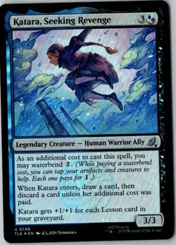 MTG, Katara, Seeking Revenge NM Foil Avatar The Last Airbender - Image 1