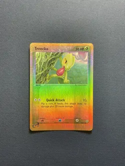 (HP) Treecko Reverse Holo E-Reader 80/97 Common EX Dragon Pokemon TCG - Image 1