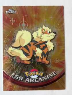 2000 Topps Chrome Pokemon TV Animation Edition Arcanine #59 - Image 1