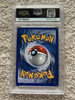 2001 Pokemon Promo Brock's Vulpix W Wizards Gold Stamp PSA 6 EX-MT - Image 2