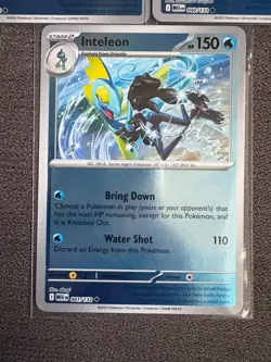 Sobble, Drizzile & Inteleon Reverse Holo Bundle - Mega Evolution Pokemon - Image 4