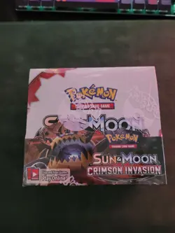 Pokemon TCG Crimson Invasion Booster Box - 36 Packs - Factory Sealed - Image 1