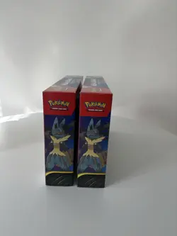 Set Of 2 Pokemon TCG Mega Lucario ex Premium Fig Collection Box Factory Sealed - Image 4