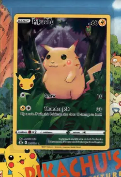 Pokemon TCG Pikachu 005/025 25th Anniversary Celebrations Holo NM/M - Image 1