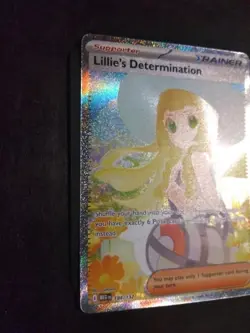 Lillie's Determination SAR 184/132 English Pokemon Near Mint *Could Be A PSA 10! - Image 2