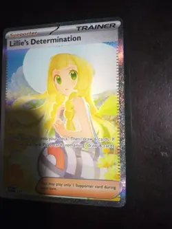 Lillie's Determination SAR 184/132 English Pokemon Near Mint *Could Be A PSA 10! - Image 3