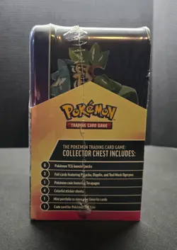 Brand New Sealed Pokemon Surging Sparks 2024 Fall Collectors Chest Tin Lunchbox - Image 2