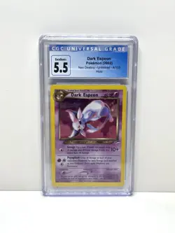 Pokemon TCG 2002 Neo Destiny Dark Espeon #4/105 Unlimited CGC 6.5 - Image 1