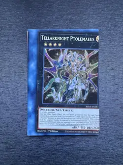 YuGiOh! Tellarknight Ptolemaeus BLMR - Error Misprint Miscut 1st Edition NM - Image 1