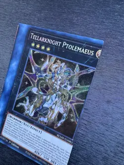 YuGiOh! Tellarknight Ptolemaeus BLMR - Error Misprint Miscut 1st Edition NM - Image 3
