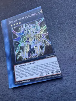 YuGiOh! Tellarknight Ptolemaeus BLMR - Error Misprint Miscut 1st Edition NM - Image 4