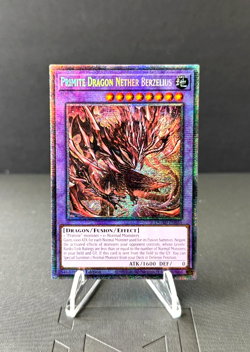 Yu-Gi-Oh! Primite Dragon Nether Berzelius DUAD-EN035 Starlight Rare 1st Edition - Image 1