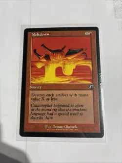 Meltdown Urza's Saga Magic The Gathering Card - Image 1