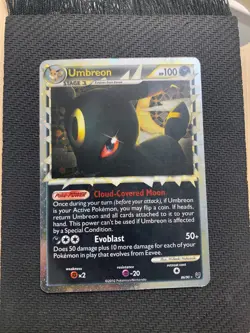 Umbreon 86/90 Holo Rare Pokemon Card - HGSS Undaunted set - 2010 - HP - Image 2