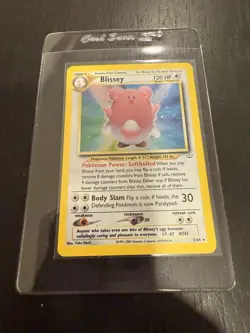 Pokemon TCG Blissey Neo Revelation Holo Rare Card 2/64 NM - Image 1