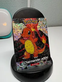 Pokemon - Crystal Card Collection (Stained Glass) - Charmander #004 - Near mint - Image 1