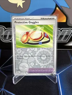 Protective Goggles - 164/165 - Reverse Holo - Pokemon 151 - NM/M - English Card - Image 1