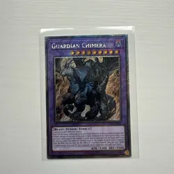 Yu-Gi-Oh! Guardian Chimera RA02-EN023 Platinum Secret Rare Card RA02-EN023 - Image 1