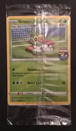 Grookey On The Ball 003/005 Futsal Pokemon Card PROMO UK Exclusive NEW SEALED - Image 1
