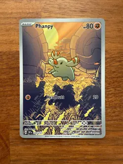 Pokemon Surging Sparks TCG - Phanpy 205/191 - Scarlet Violet Full Art Card M/NM - Image 1