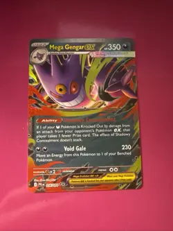 Mega Gengar EX 056/094 Full Art NM/M Phantasmal Flames Pokemon Card - Image 1