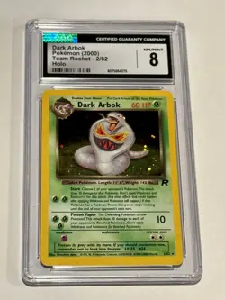 CGC 8 Dark Arbok 1st Edition Team Rocket 2/82 Holo Pokemon Card NM/MINT psa - Image 1