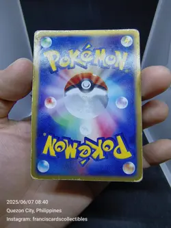 Pokemon Card - CHIKORITA #003 (JAPANESE McDONALD'S PROMO) YEAR 2002 "HOLO SWIRL" - Image 5