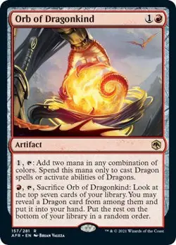 MTG Foil - Orb of Dragonkind - 157 / NM / English - Image 1