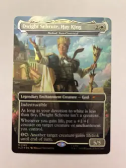Dwight Schrute, Hay King - Heliod, Sun-Crowned SLD #2165 Secret Lair FOIL - Image 1