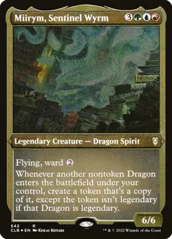 Miirym Sentinel Wyrm - Etched Foil [Commander Legends: Baldurs Gate] NM MTG - Image 1