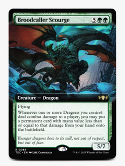 Broodcaller Scourge (Extended Art) - Commander: Tarkir: Dragonstorm - NM/Mint ?? - Image 1
