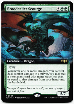 Broodcaller Scourge (Extended Art) - Commander: Tarkir: Dragonstorm - NM/Mint ?? - Image 3