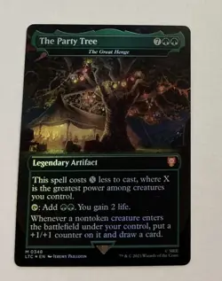 The Party Tree - The Great Henge LOTR NM Foil MTG Magic the Gathering -- S2G -- - Image 1