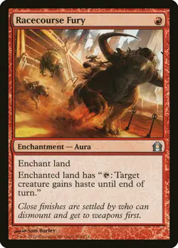 FOIL Racecourse Fury | MtG Magic Return to Ravnica | English | Near Mint - Image 1