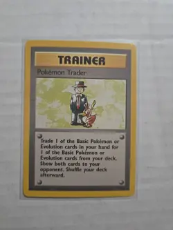Pokemon TCG Trainer Card Base Set, Regular Rare, Vintage - Image 1