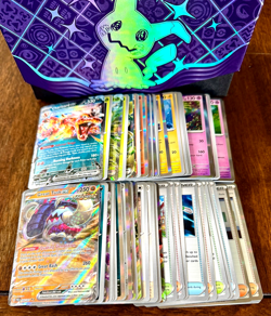 Pokemon PALDEAN FATES Complete Base Set ALL C/UC/Rare/EX Holo 91 Cards + Energy - Image 1