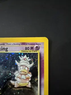2001 POKEMON SPANISH NEO GENESIS #14/111 SLOWKING-HOLO RARE WOTC VINTAGE - Image 3