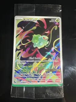 Pokemon Bulbasaur 133/132 EN ME Stamped Promo SEALED (PSA 10 Contender) - Image 1