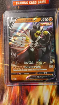 Pokemon TCG Single Strike Urshifu V SWSH Black Star Promos SWSH106 Holo Promo - Image 1