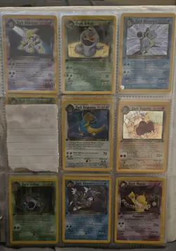 Non graded NEAR COMPLETE! POKEMON TEAM ROCKET 1ST EDITION SET LP/NM - Image 2