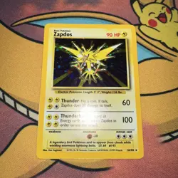 Pokemon Base Set Holo Zapdos 16/102 Near Mint NM - Image 2